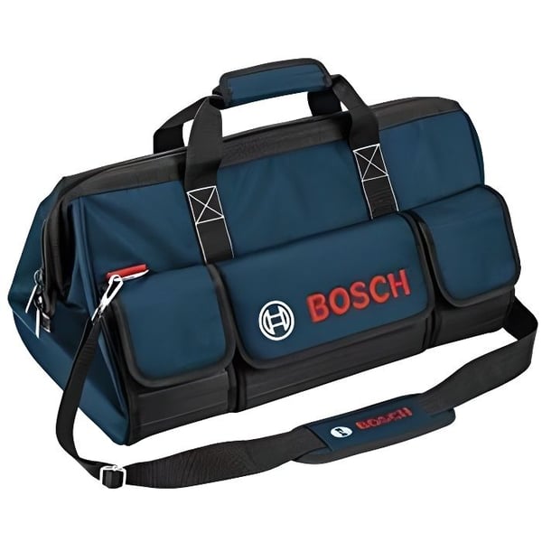 Værktøjs taske - BOSCH - Størrelse M - Holdbart polyester - 3 rum - Nem adgang