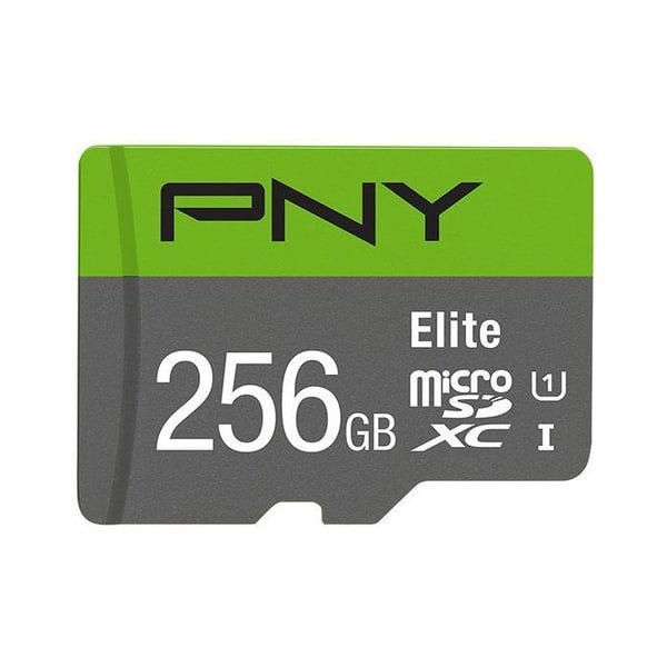 PNY Elite - MicroSDXC-minneskort - 256 GB - UHS-I U1 Klass 10 - 100 MB/s