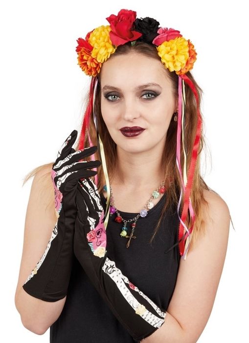 Ensemble Dödens Dag - LILLA CLOWNEN - Huvudband, Handskar och Halsband