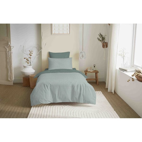 Komplett set med vändbar påslakan "Vanessa" 4 delar för säng 90 x 190 Gabrielle Sauge - -