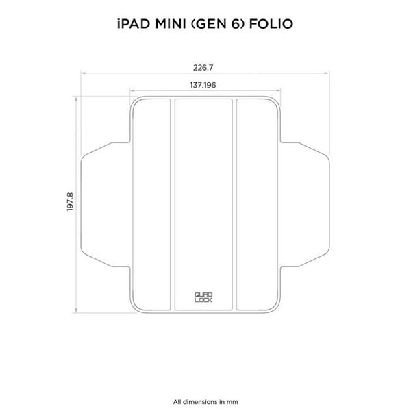 Quad Lock - Folio iPad Mini 6