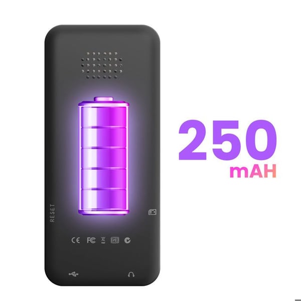 MP3-spelare - AVIZAR - Svart - Bluetooth - 128 Go - Färgskärm 1,8 tum