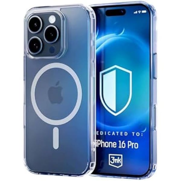 Coque - 3MK - iPhone 16 Pro Max - Transparent - Mjuk - Extra skydd