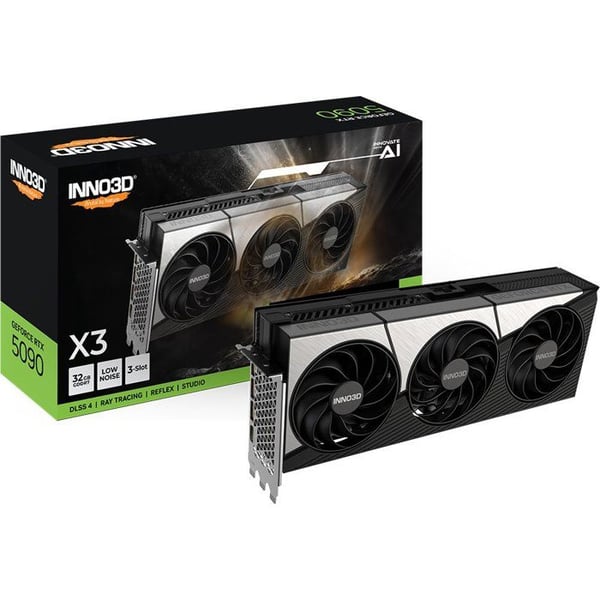 INNO3D - Grafikkort - NVIDIA RTX 5090 X3 - N50903-32D7-17593928 - 32Go