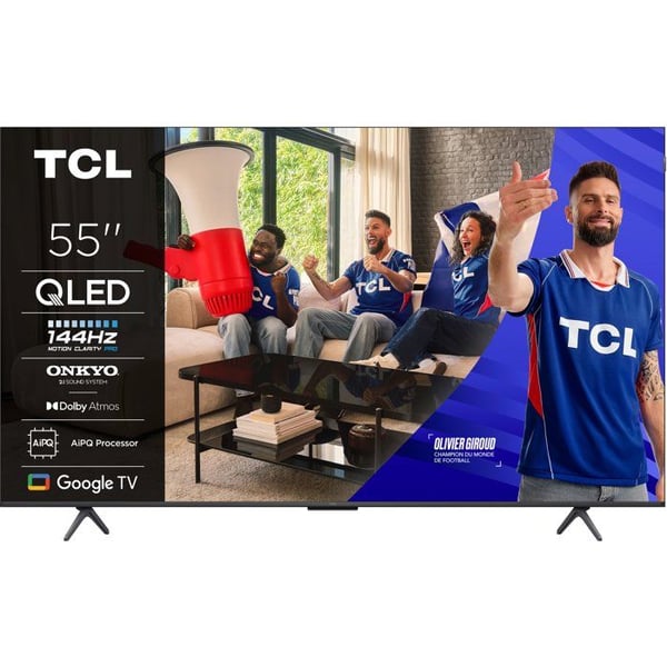 TCL 55P89K - TV QLED 55" (138 cm) - 4K UHD 3840x2160 144 Hz - Dolby Vision - Google TV - 4xHDMI 2.1 - WiFi