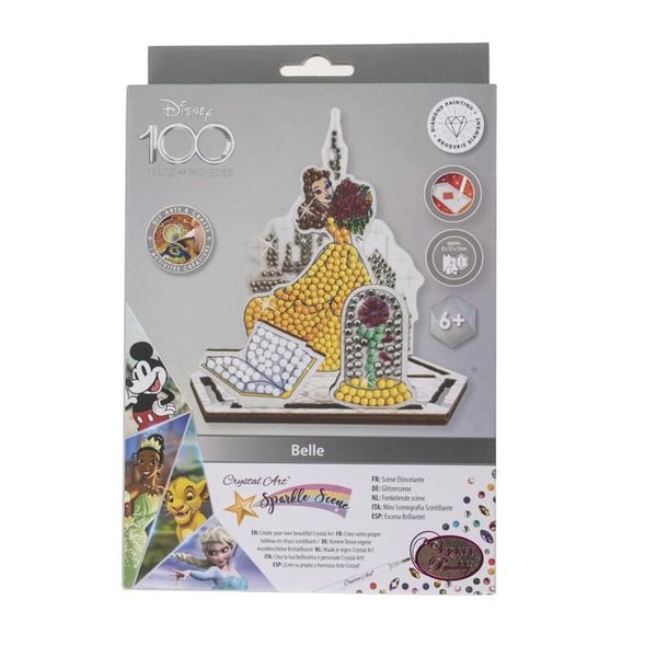 Kristallkonst - KRISTALLKONST 3D-scen Disney - Belle