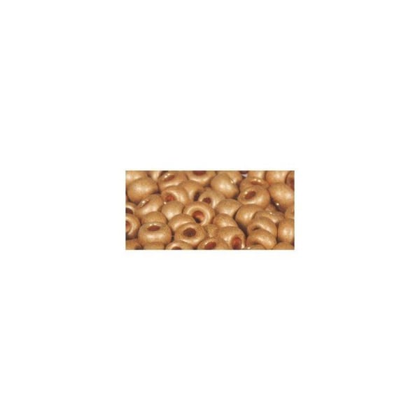 Metalliska pärlor - RAYHER - Guldgul - 2,6 mm - 17 g - Matt effekt