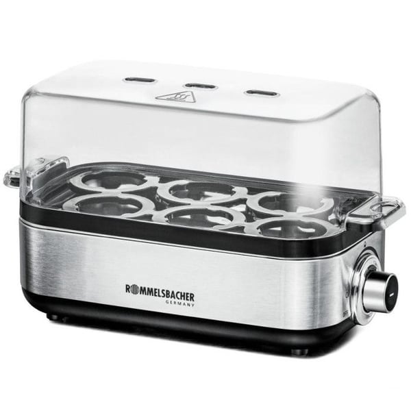ÄGGKOKARE - ROMMELSBACHER - ER 600 - Rostfritt stål - 400 Watt - 1 till 6 ägg