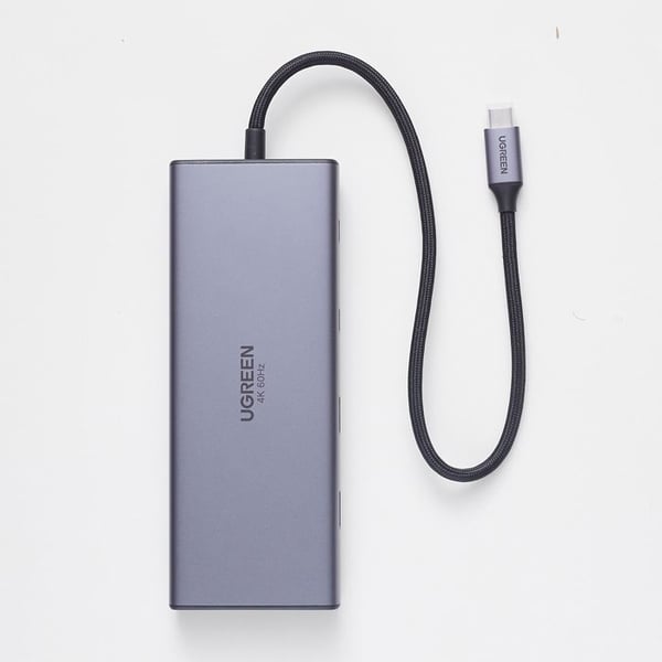 USB-C-hub 10 i 1 - UGREEN - Grå