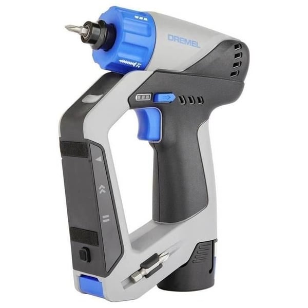 Trådløs 3-i-1 boremaskine - 12V DD12V-S1 - 9 tilbehør, 1 batteri 2Ah + oplader - DREMEL Blueprint