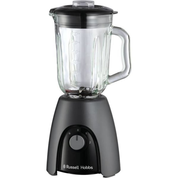 Blender - RUSSEL HOBBS - Desire Matt Kolgrå - 650 W - 2 hastigheter + Puls - Kanna 1,5L - Svart