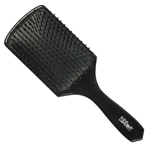 Eurostil platt avknutningsborste - Svart (vuxen, unisex)