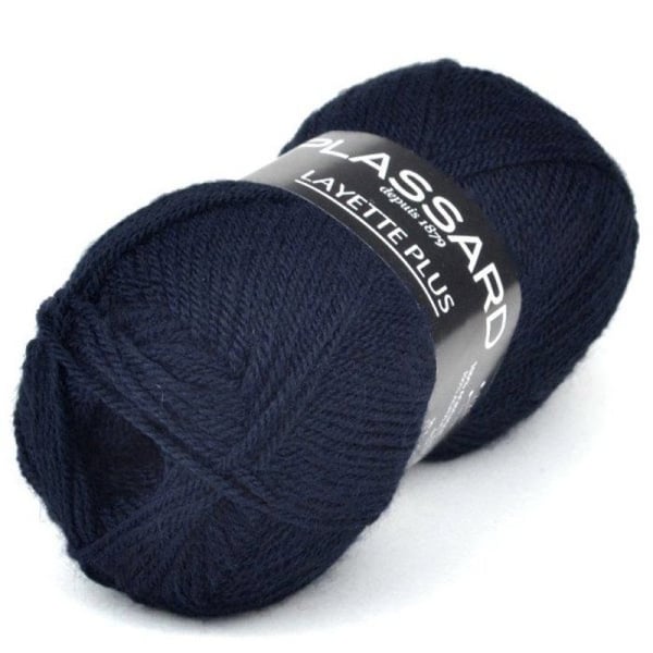 Plassard - Garnboll Layette Plus 505 Marin Speciellt för Bebisar