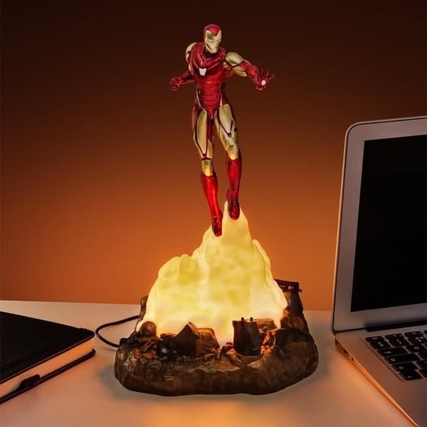Lampa - MARVEL - Iron Man - Röd - Inomhus - 1 elektrisk glödlampa