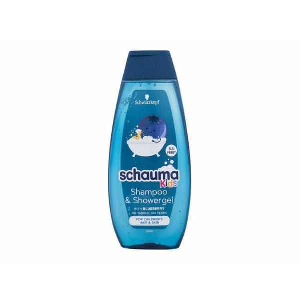 Schampo och Dushgel - SCHWARZKOPF - Schauma Kids - 400ml - Vegansk - Blåbär