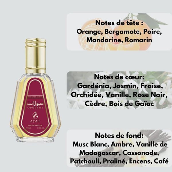 Opulent Eau de Parfum 50 ml för Dam - Orientalisk Doft av Maison Ayat Perfumes