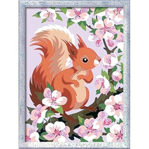 Ravensburger Paint and Craft Kit - Ekorrnummer för barn - från 7 år och uppåt