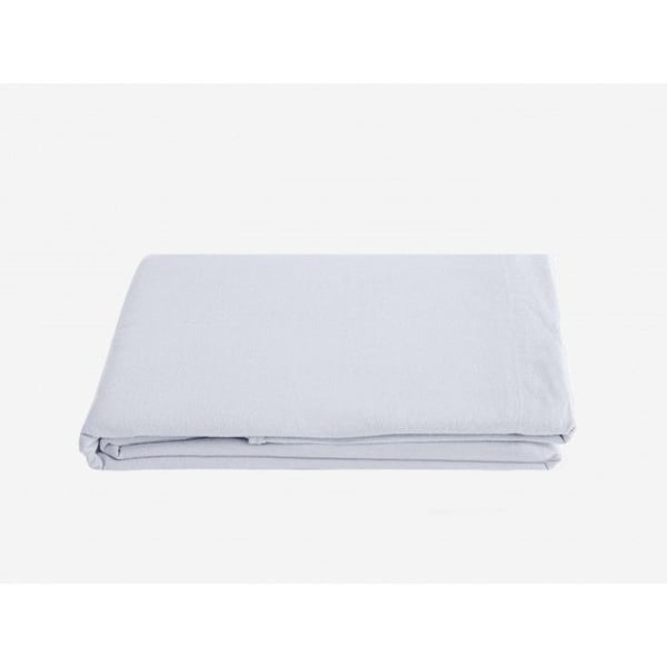 Platt draperi Palace i tvättad bomull, 63 trådar/cm² Sydvind - Palace Snö - 270 x 290 cm för King Size-säng - Palace Snö -