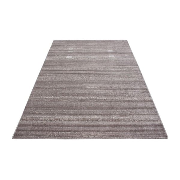 Matta - Modern - Beige Mocca - 80x150 cm - Korta fibrer - Maskintillverkad