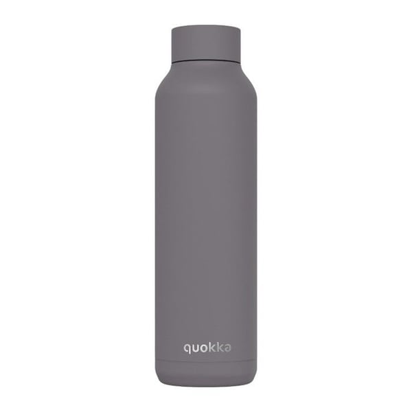 Isolerad flaska - Quokka - Solid - Rostfritt stål - 630 ml - Grå