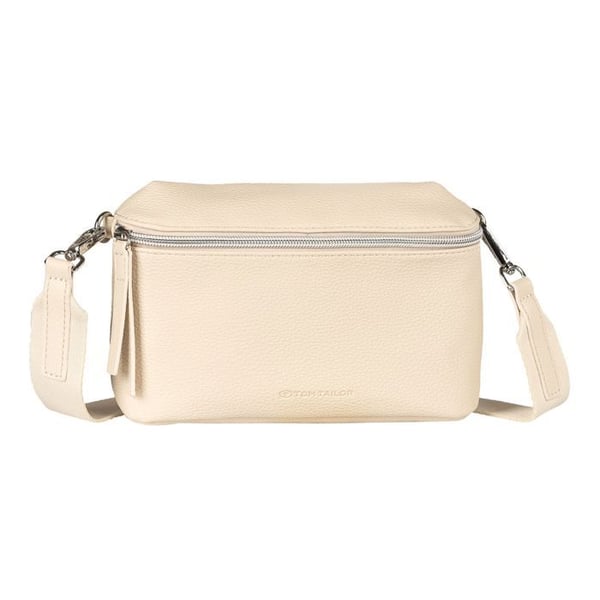 Axelväska med rem - TOM TAILOR - Orla Belt Bag - Grädde - 21x14x7 cm - 210 g