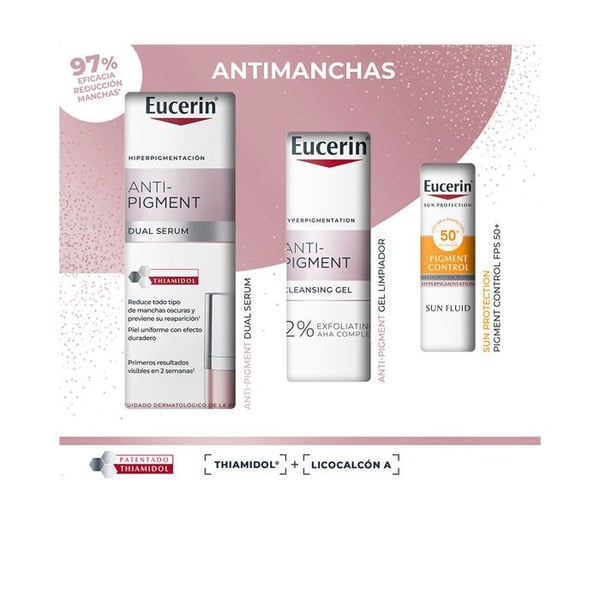 Dubbelt serum anti-pigmentering 3 delar