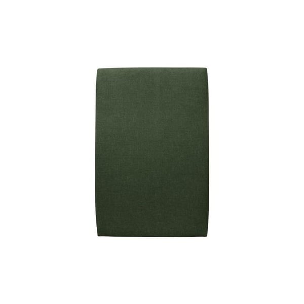 Sänggavel Klädd Tyg Grön L 90 cm - Djup 10 cm vadderad - Design sänggavel i massivt trä