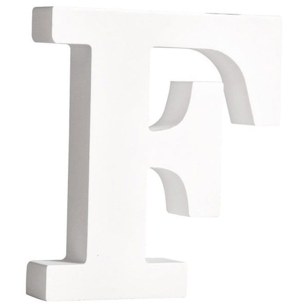 Brev MDF F, vit, 11cm, tjocklek 2cm