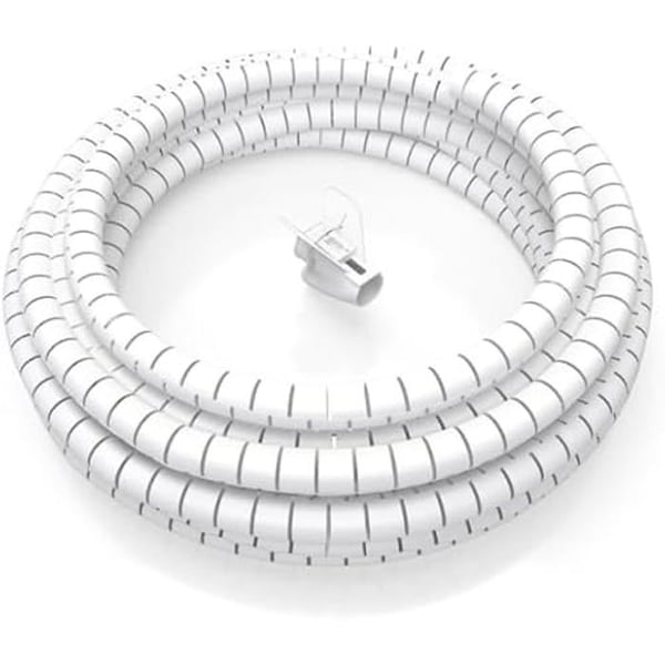 Kabelorganisatör - AISENS - Spiral - Vit - 2,0 m - 3 års garanti