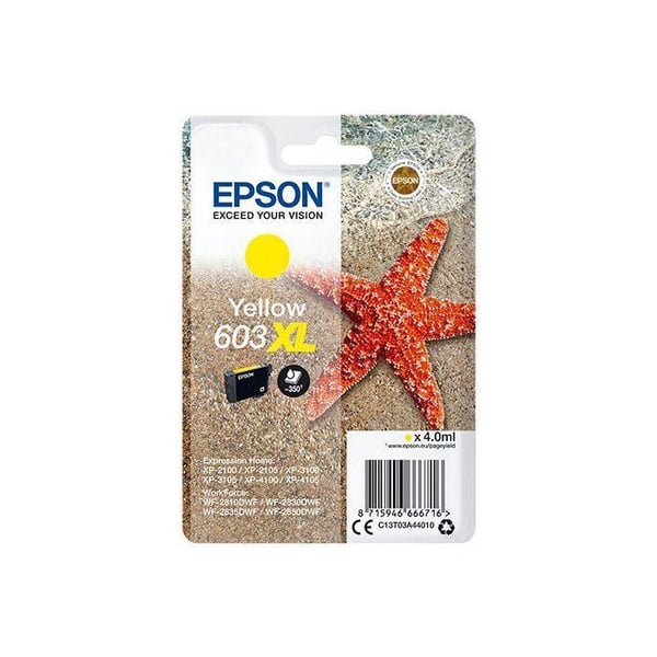 603 XL gul bläckpatron - Epson - Starfish (C13T03A44010) - Låg kostnad och tillförlitlighet