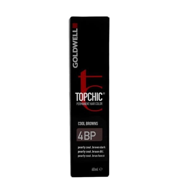 Goldwell Topchic Cool Browns 4BP Pearly Cout. Brun Mörk Permanent Hårfärg 60ml.