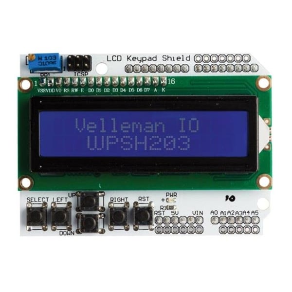 Whadda WPSH203 Connected Button Shield Lämplig för (utvecklingssatser): Arduino