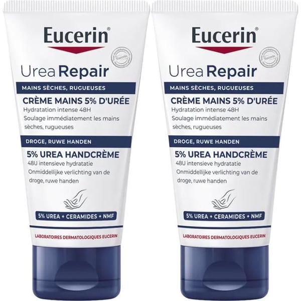 Eucerin reparerande handkräm 5% urea 75ml x2