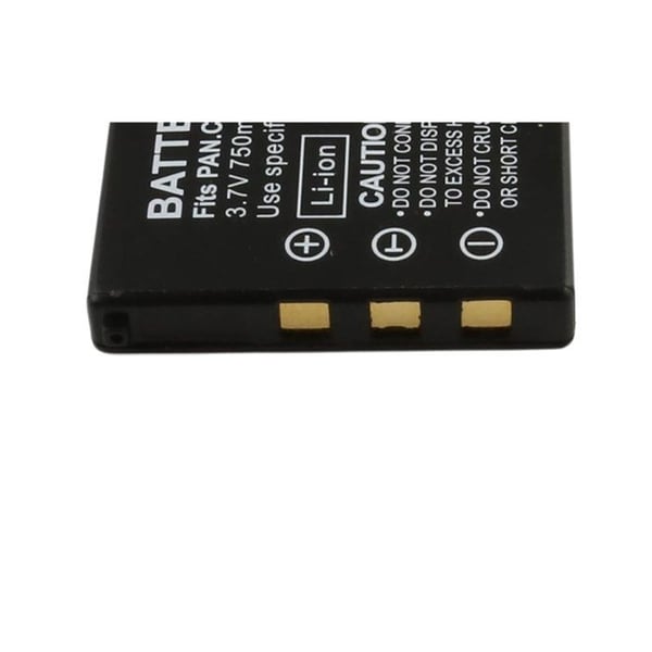 Batteri 750mAh Kamera för Panasonic Lumix DMC-FX2 3,7V Li-ion