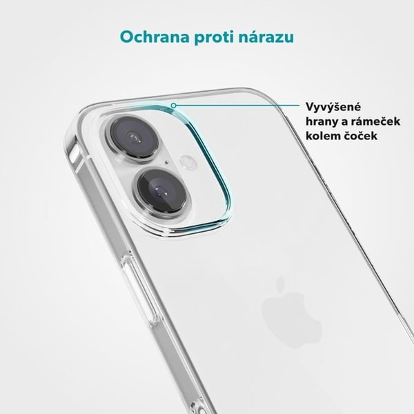 Skyddsfodral - EPICO - iPhone 16 - TPU - Transparent - Hård