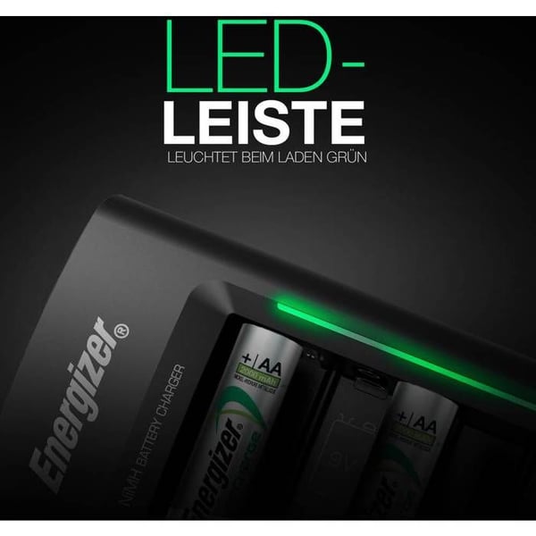 Energizer Universal NiMH rund batterioplader
