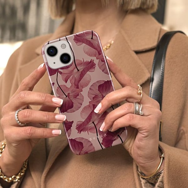 iPhone 13-fodral - BURGA - Tender Kiss - Elegant - Stötabsorberande skydd - Yta som är resistent mot fingeravtryck