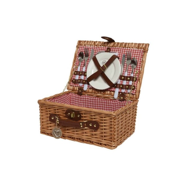 Picknickset i vävd harts 2 kuvert - Nos Envies Déco