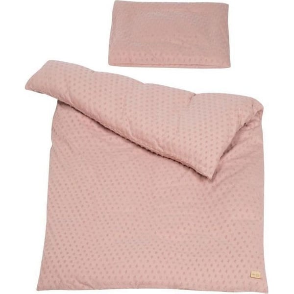 ROBA Lil Planet Organic Baby Bed Set - Påslakan 100x135 + Örngott 40x60 - Rosa