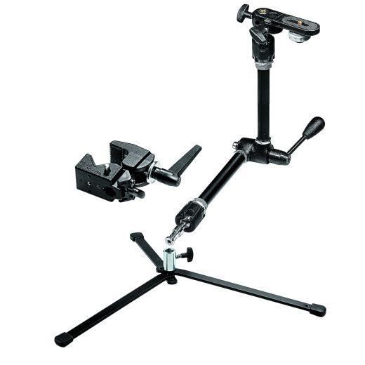 Magic Arm ledad arm - MANFROTTO - Svart - Aluminium - Tillåten belastning 3 kg