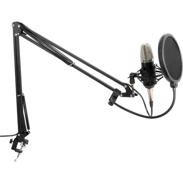 Studiomikrofon - VONYX - CMS400 - Silver - Kondensator - Justerbar arm och popfilter