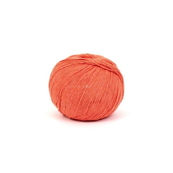 DMC - Återvunnen bomullstråd Eco Vita 3mm 100g Stickning och Virkning Col. 105 orange