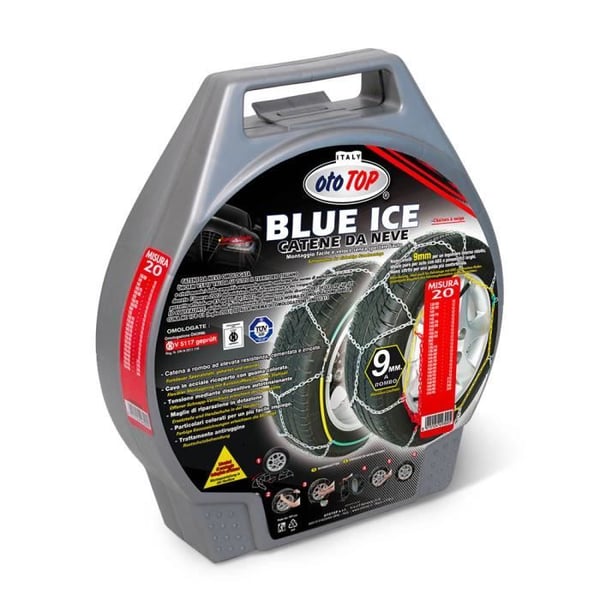 Sne kæder - MENABO - Blue Ice - Automatisk - 9mm - Godkendt ONORM V5117