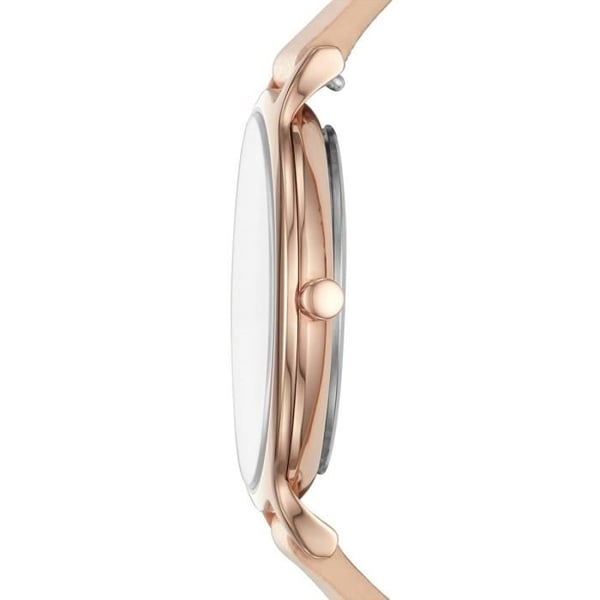 Kvinnoarmbandur - SKAGEN - SKW2704 - Beige läder - Vattentålighet 5 ATM - Kvarts
