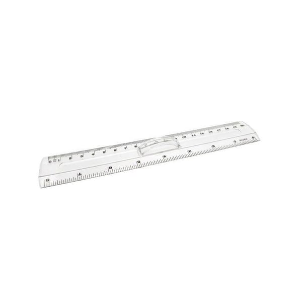 MégaCréa DIY - Platt plastlinjal 20 cm