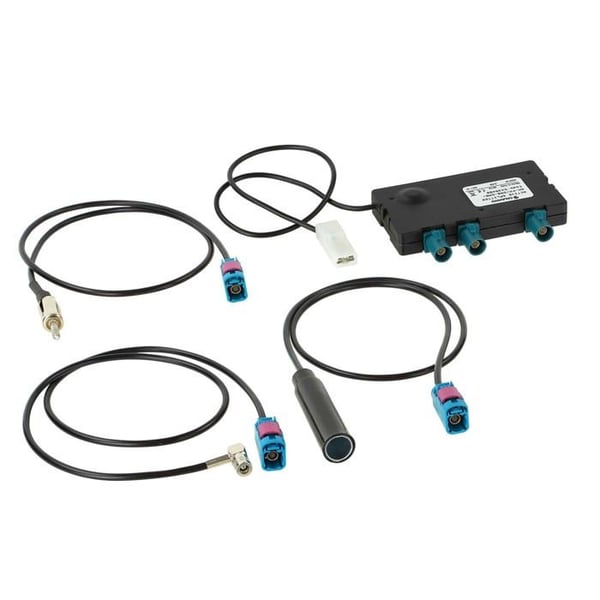 AM/FM/DAB+ antennfördelare DIN(f)>DIN(m)/SMB(f)