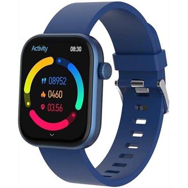 Smartklocka - DENVER - SWC-185BU - AMOLED-skärm 4,7 cm - Bluetooth - IP67