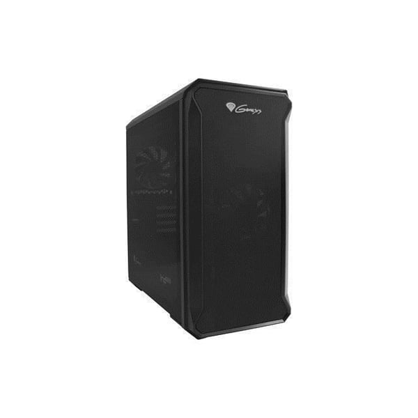 Mikroturbox - GENESIS - IRID 503 - Svart - 120 mm fläktar - Micro ATX kompatibilitet