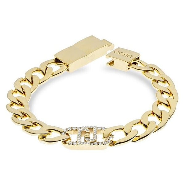 Armband - LIU JO - LJ2642 - Guldpläterad - Klara kristaller - 20 cm