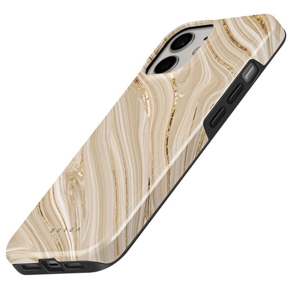 Coque för iPhone 13 Elegant Mönster Full Glam Burga Guld